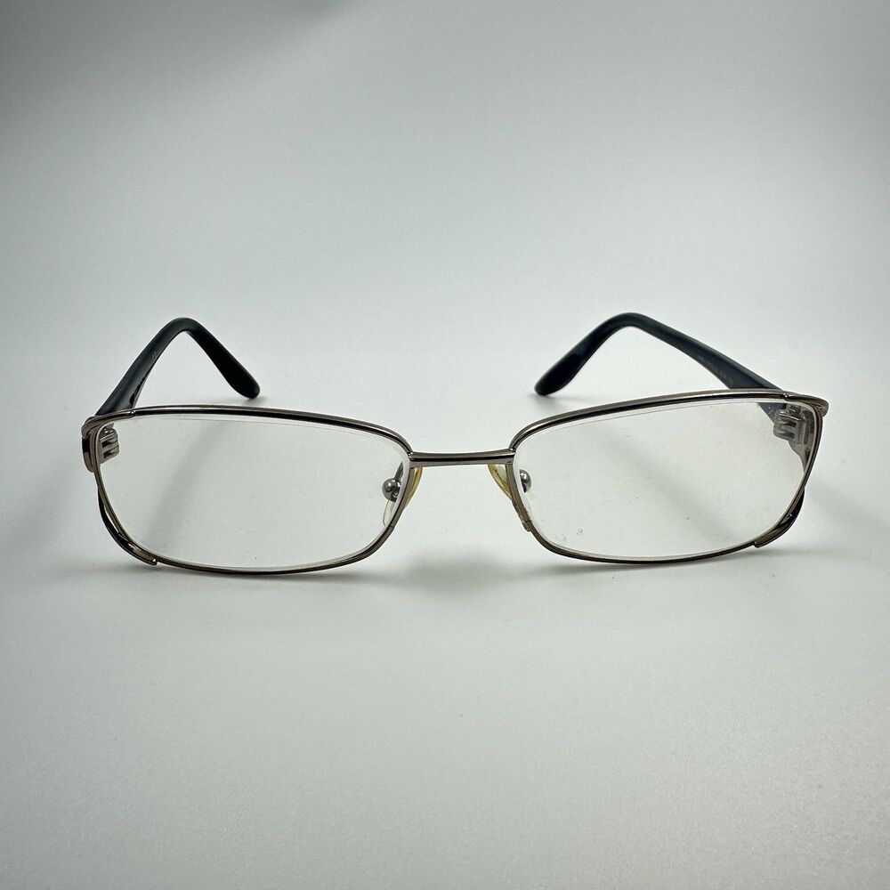 Jimmy Choo 52 WUB Women's Eyeglasses 53-16-130 Rectangle Metal Italy FRAME ONLY - Picture 2 of 15